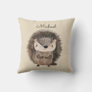 Igel Imitate aus Holz Personalisiert Kissen