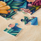 Igel in der blühenden Blume Bett Puzzle (Seite)