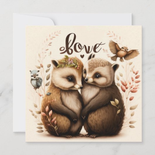 Igel in der Liebe (Vorderseite)