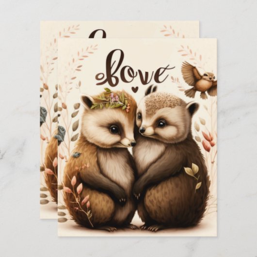 Igel in der Liebe (Vorne/Hinten)