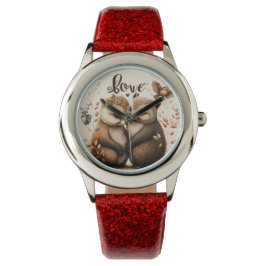 Igel in der Liebe Armbanduhr