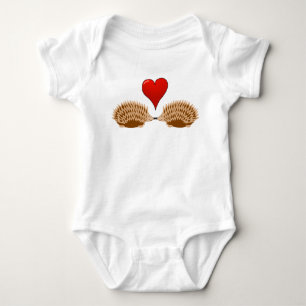 Igel in der Liebe Baby Strampler