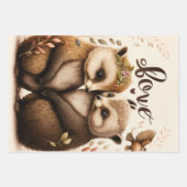 Igel in der Liebe Geschenkpapier Set (Vorderseite 2)