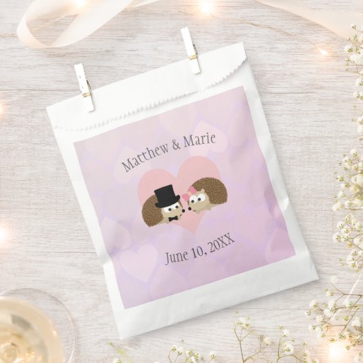 Igel in der Liebe Geschenktütchen (Ausgeschnitten)