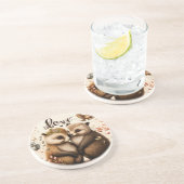 Igel in der Liebe Getränkeuntersetzer (Seite)