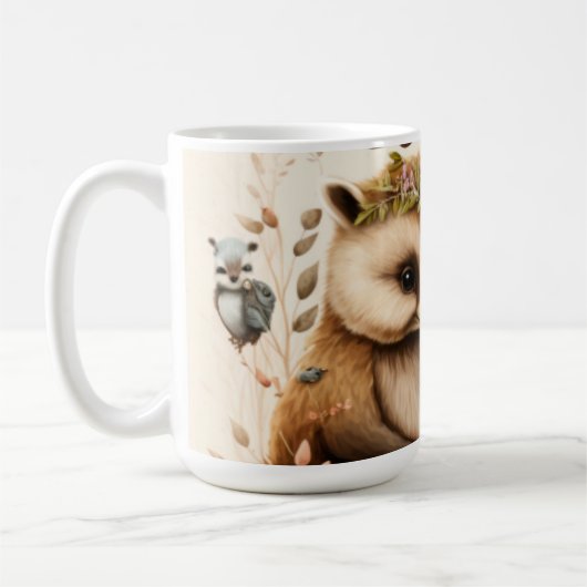 Igel in der Liebe Kaffeetasse (Links)