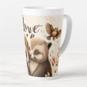 Igel in der Liebe Milchtasse (Rechte Ecke)