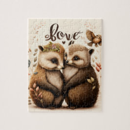 Igel in der Liebe Puzzle