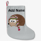 Igel in der Schlafkappe Kleiner Weihnachtsstrumpf (Vorderseite)