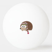 Igel in der Schlafkappe Tischtennisball (Rückseite)