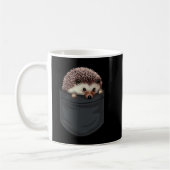 Igel in der Tasche Funny Igel Liebhaber Geschenke Kaffeetasse (Links)