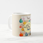 Igel Individuelle Name Kaffeetasse (Vorderseite Links)