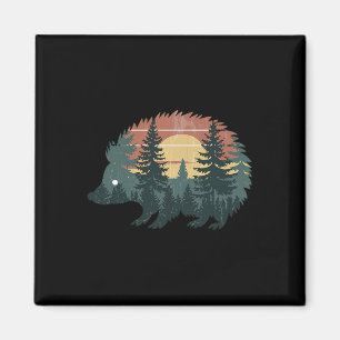 Igel Jagd Outdoor Camping Wald Männer Magnet