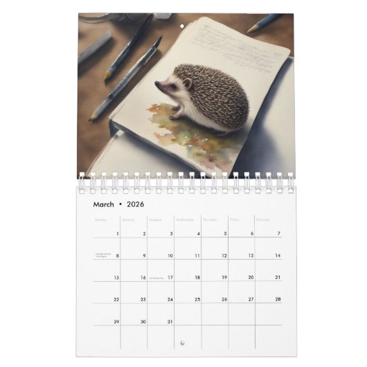 Igel Kalender (Mär 2026)
