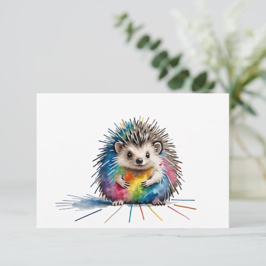 Igel Karte (Stehend Vorderseite)