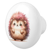 Igel-Keramik-Knoblauch Keramikknauf (Rechts)