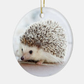 Igel Keramik Ornament (Links)
