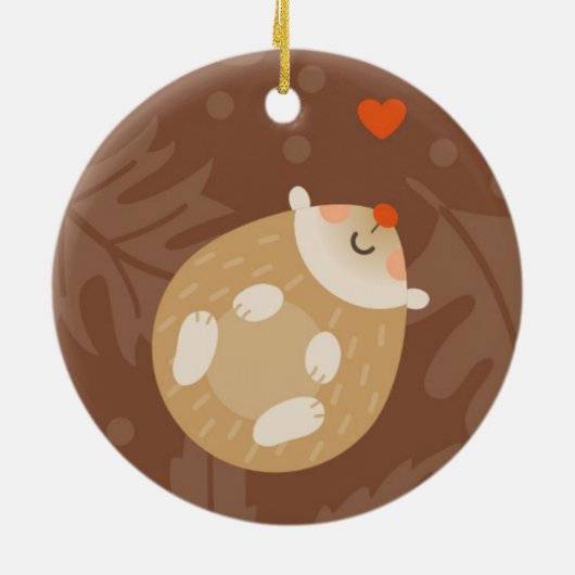 Igel Keramikornament (Hinten)