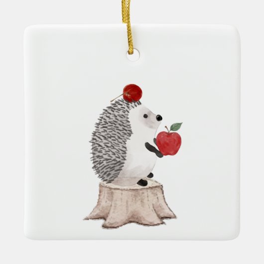 Igel Keramikornament (Vorderseite)