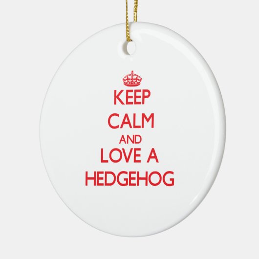 Igel Keramikornament (Links)