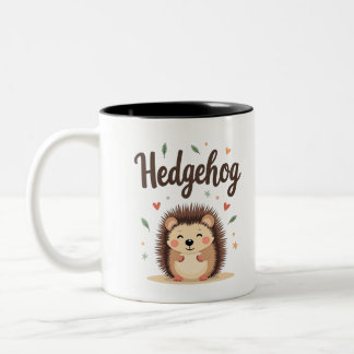Igel: klein, spiky und einfach unwiderstehlich zweifarbige tasse