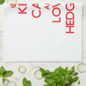 Igel Küchentuch (Gefaltet)