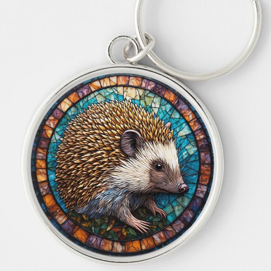 Igel Kunstgalerie Schlüsselanhänger (Vorne)