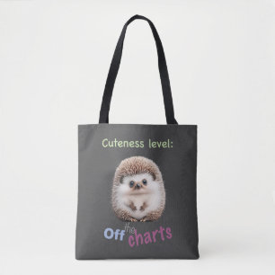 Igel Kutness Level Niedlich Adventure Funny Zitat Tasche