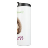 Igel Kutness Level Niedlich Adventure Funny Zitat Thermosbecher (Nach rechts gedreht)