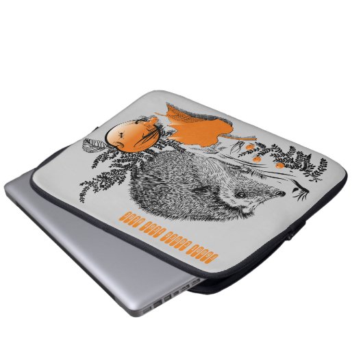 Igel Laptopschutzhülle (Vorne Knopf)