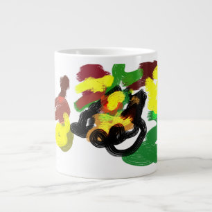 Igel Latte Herbst Jumbo-Tasse