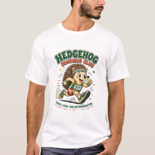Igel Laufclub Süße Maskottchen-Shirt T-Shirt