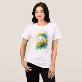 Igel Leaf Hideaway Tri-Blend Shirt (Vorderseite voll)