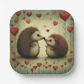 IGEL LIEBE 1 PAPPTELLER (Vorderseite)