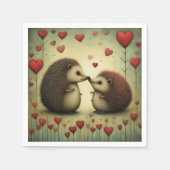 IGEL LIEBE 1 SERVIETTE (Vorderseite)