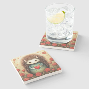 IGEL LIEBE 2 STEINUNTERSETZER