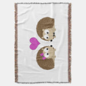 Igel Liebe Decke (Vorderseite Vertikal)