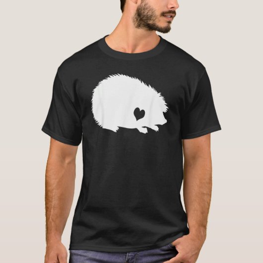 Igel Liebe Herz Igel Kostüm  Igel T-Shirt (Vorderseite)