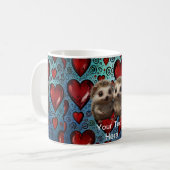 Igel Liebe Kaffeetasse (Vorderseite Links)