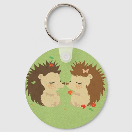 Igel Liebe Keychan Schlüsselanhänger (Vorderseite)