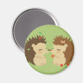 Igel Liebe Magnet (Vorderseite/Rückseite)