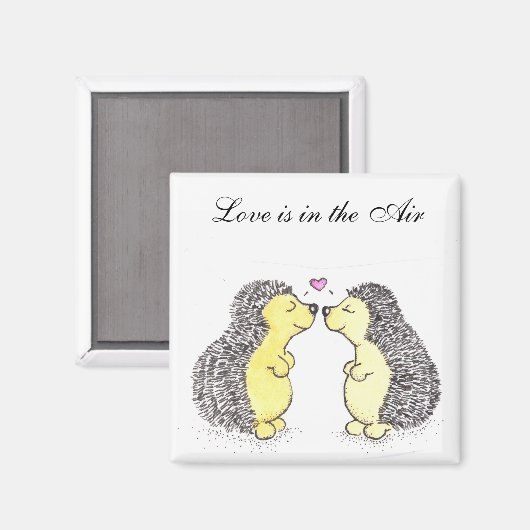 Igel-Liebe-Magnet Magnet (Vorderseite/Rückseite)