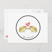Igel Liebe Postkarte (Vorne/Hinten)