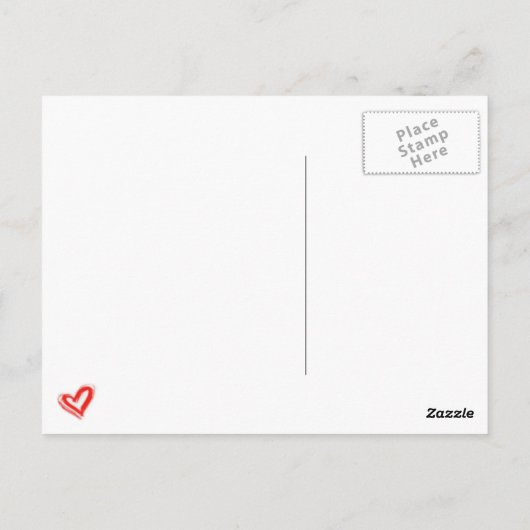 Igel Liebe Postkarte (Rückseite)