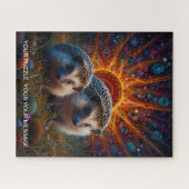 Igel Liebe Puzzle (Horizontal)