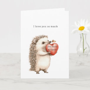 Igel lieben so sehr karte