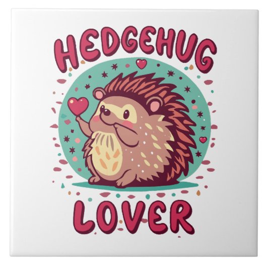 Igel-Liebhaber Fliese (Vorderseite)