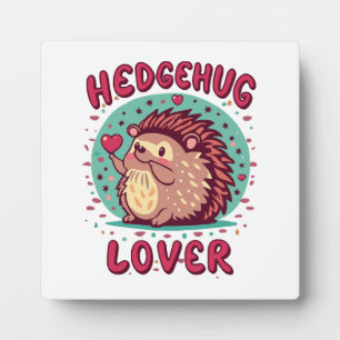 Igel-Liebhaber Fotoplatte