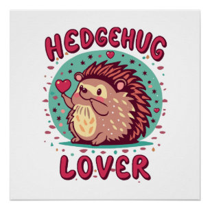 Igel-Liebhaber Poster