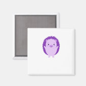 Igel lila Pflanze Magnet (Vorderseite/Rückseite)
